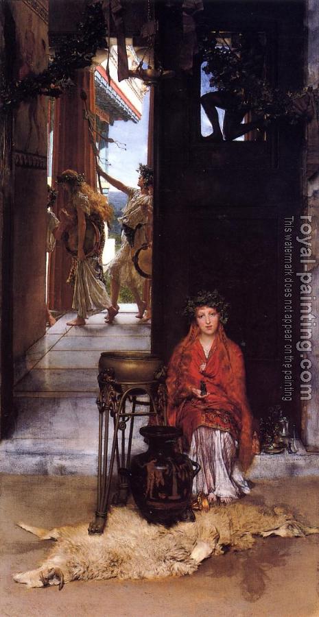 Sir Lawrence Alma-Tadema : The Way to the Temple